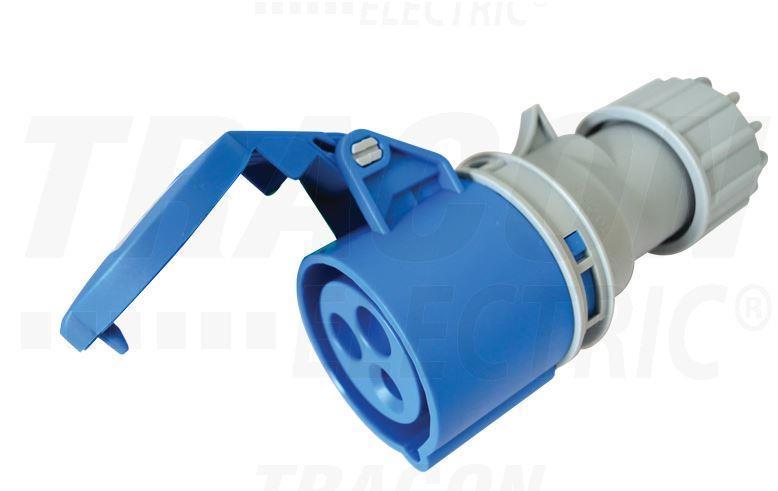 Ipari lengő dugalj 3P 16A Dafh-162 IP67 TRACON