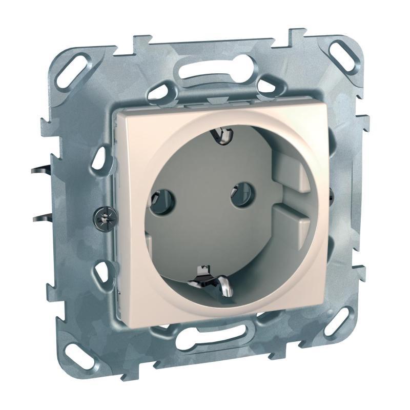 UNICA földelt dugalj Phd14-16kb krém