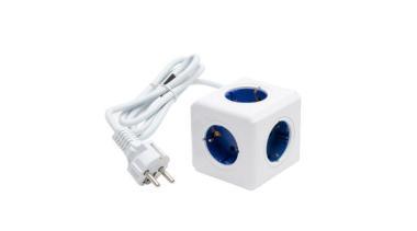 PowerCube Original USB 5x2+F 5db dugalj 1,5M vez.