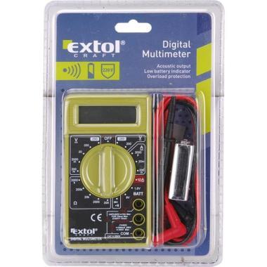 EXTOL Digitális multiméter Amper/Volt/Ohm mérő